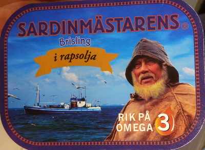 Brisling i rapsolja