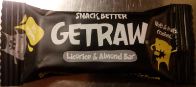Getraw Licorice & Almond Bar