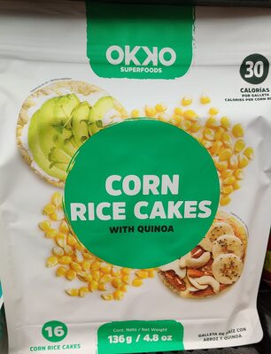 Galletas de maíz con quinoa