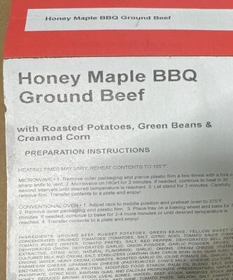 Honey Maple BBQ ground beef