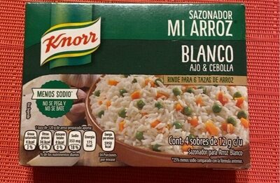 Sazonador Mi Arroz Blanco. Ajo & cebolla