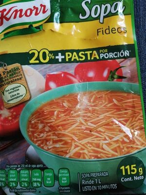 Sopa de fideos