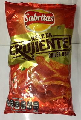 Sabritas Chiles Rojo Receta crujiente