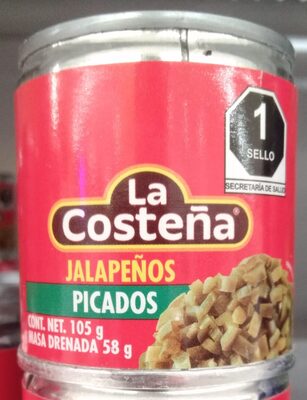 Chile Costena Jalapeno Picados Lat 105 g