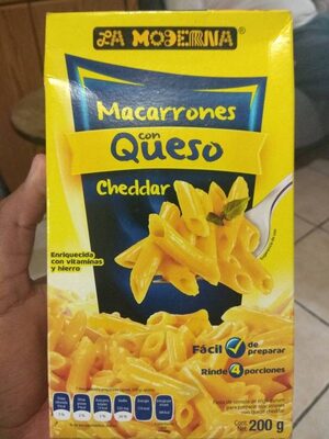 Macarrones Con Queso Cheddar