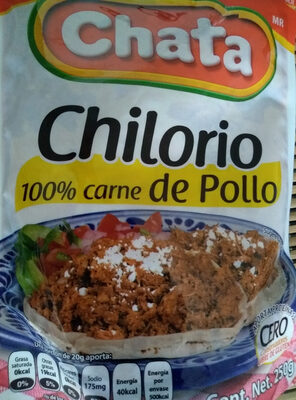 Chilorio de pollo