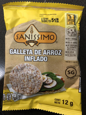 Galleta de Arroz Inflado