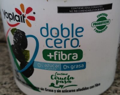 Yoghurt batido doble cero ciruela pasa