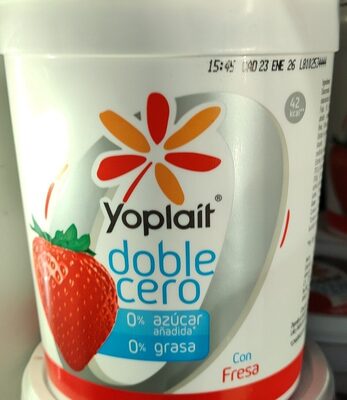 Yogurt doble cero sabor fresa