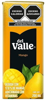 Bebida de mango adicionada con vitaminas