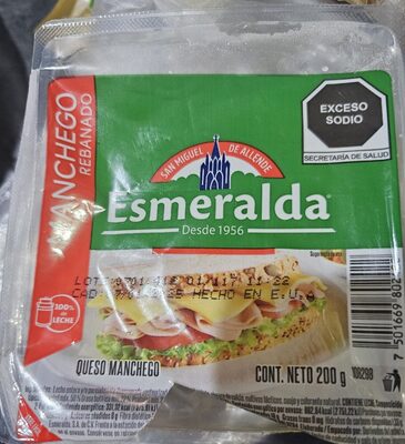 Queso Manchego Rebanado Esmeralda