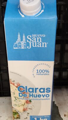 Claras de huevo líquidas