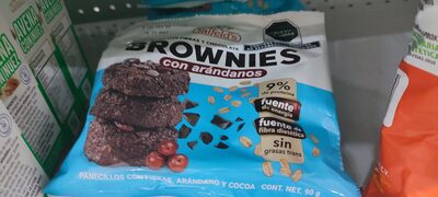 Brownies con arandanos