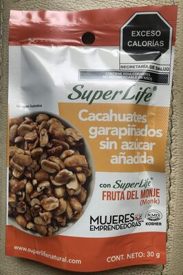 Cacahuate garapiñado sin azucar añadida