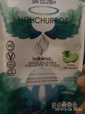 Holichurros sabor limon y sal