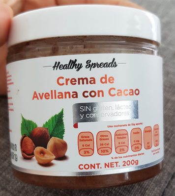 Crema de avellana con cacao
