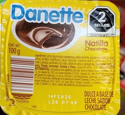 Natilla sabor chocolate