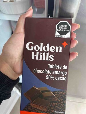 Tableta De Chocolate Amargo 90% Cacao