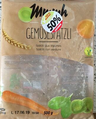 Spätzli aux légumes