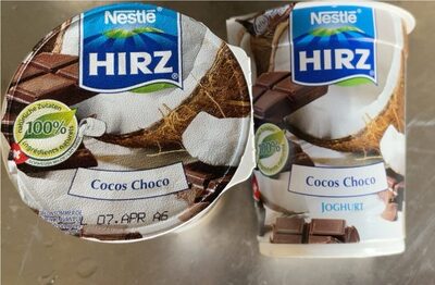 Hirz  Yogourt avec morceaux de chocolat et noix de coco