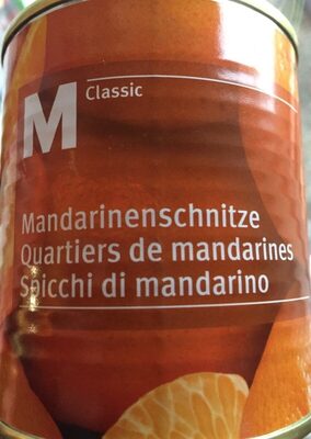 Quartiers de mandarines