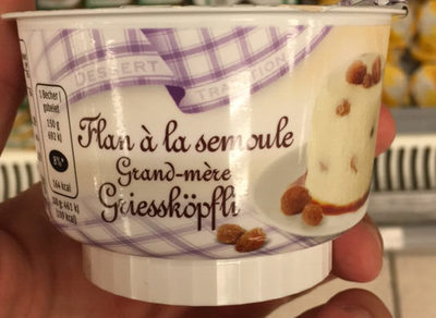 Flan à la Semoule Grand-Mère