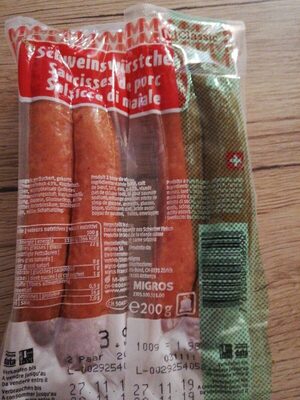 Saucisse de porc