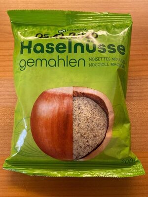 Noisettes molues