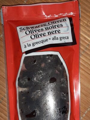 Olives noires à la grecque