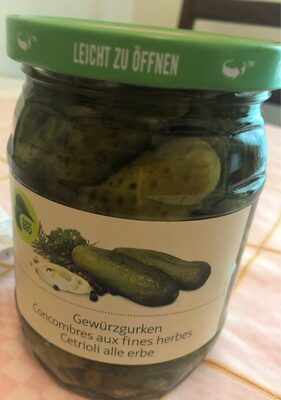 Concombres aux fines herbes