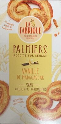 Palmiers recette pur beurre vanille