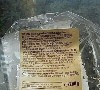 Bio Tofu nature
