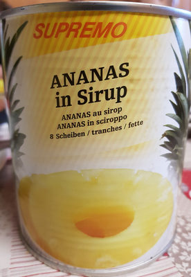 Ananas au sirop