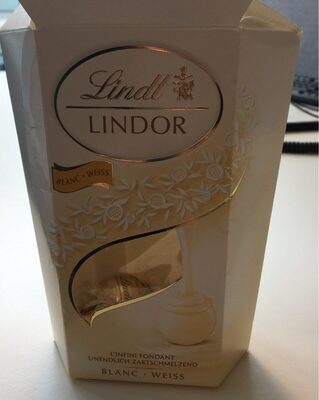 Boules Lindor Blanc Lindt 200 gr, 1 Cornet