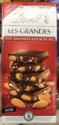 Les Grandes 31% Amandes - Fleur de Sel Noir