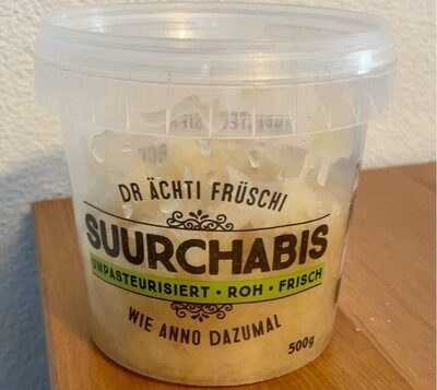 Suurchabis unpasteurisiert