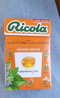 Pastille orange menthe