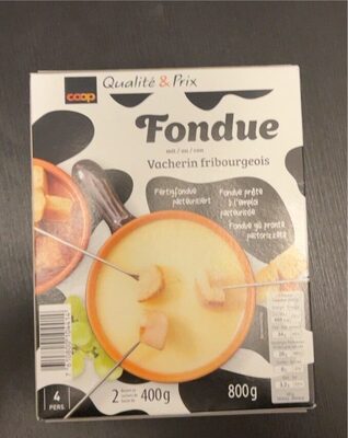 Fondue avec Vacherin fribourgeois