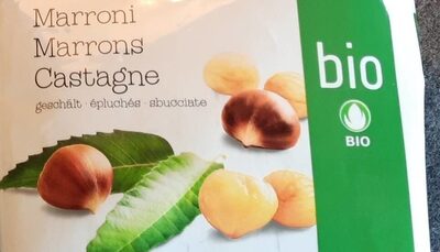 Marrons épluchés bio
