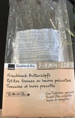 Petites tresses au beurre précuites