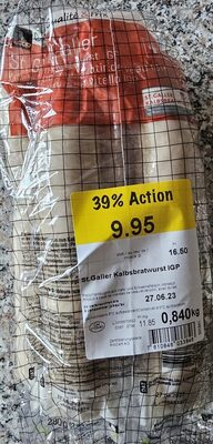 Kalbsbratwurst