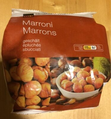 Marrons épluchés