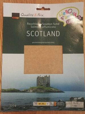 Coop Rauchlachs Saumon fumé Scotland
