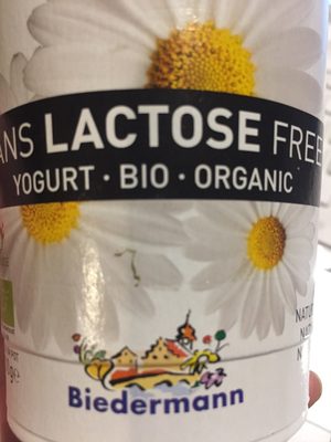 Yaourt bio sans lactose