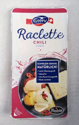 Raclette in Scheiben - Chili