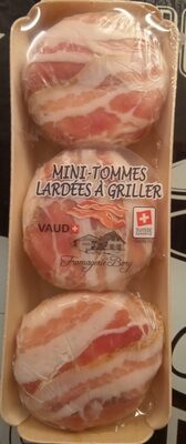 Mini-tommes lardées à griller
