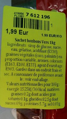 Bonbons vers