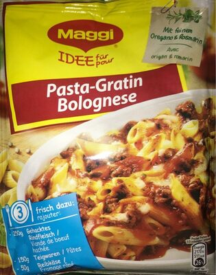 Pasta-Gratin Bolognese