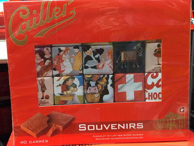 Of Switzerland SOUVENIRS CHOCOLAT AU LAIT DES ALPES SUISSES