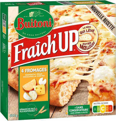 BUITONI FRAICH'UP pizza surgelée 4 Fromages 600g